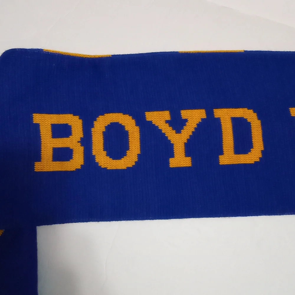 VTG Boyd Buchanan School Chattanooga Tennessee Blue /Gold Unisex Scarf 58